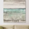Aqua Horizon Giclee Canvas Art Print