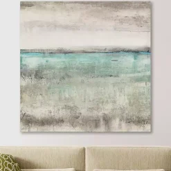 Aqua Horizon Giclee Canvas Art Print