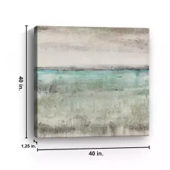 Aqua Horizon Giclee Canvas Art Print