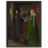 Arnolfini Portrait Framed Canvas Art Print