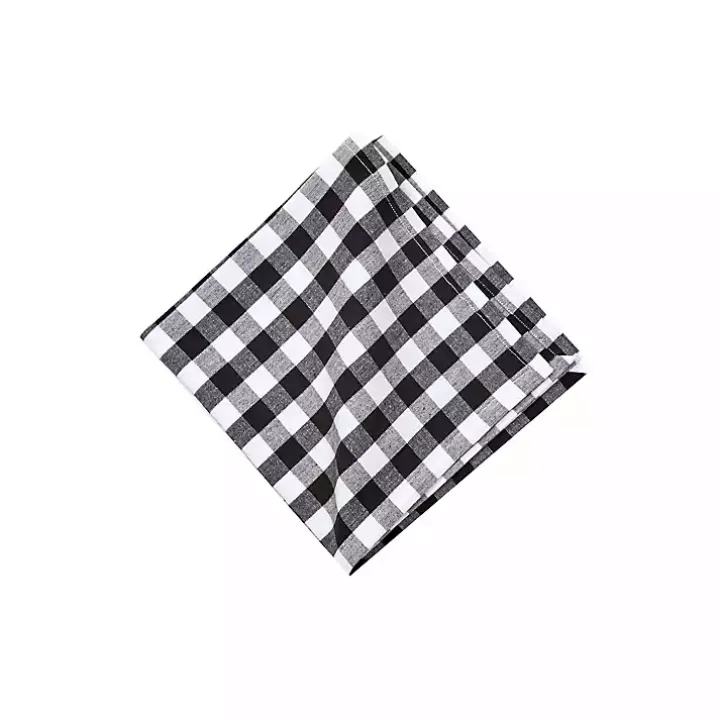 Ashford Black Buffalo Check Napkins, Set of 6