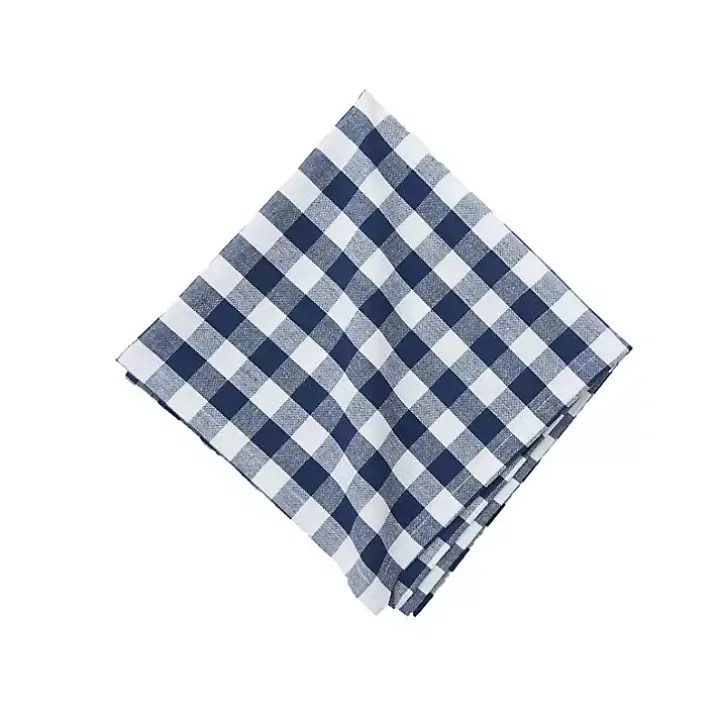 Ashford Indigo Buffalo Check Napkins, Set of 6