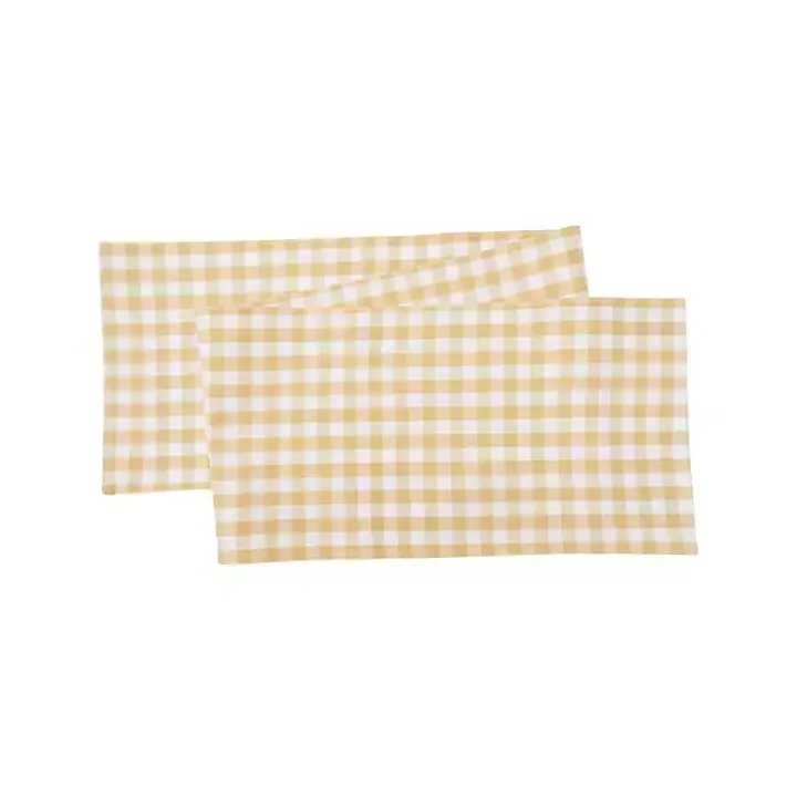 Ashford Yellow Buffalo Check Table Runner
