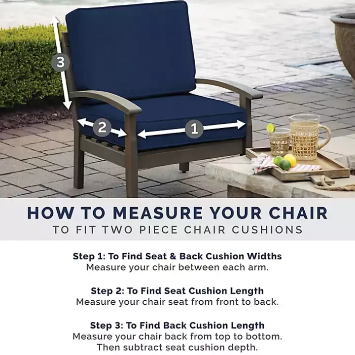 Ashland Jacobean Luxe Outdoor Dining Chair Cushion