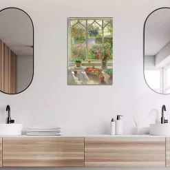 Autumn Fruit and Flowers Canvas Art Print