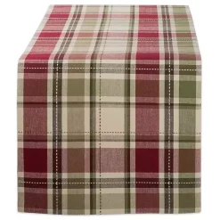 Autumn Harvest Plaid Table Runner