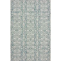 Azure Terrace Sun Shower Outdoor Area Rug, 7x9