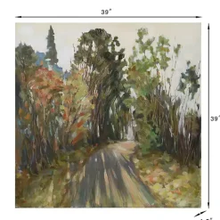 Back Road Canvas Art Print