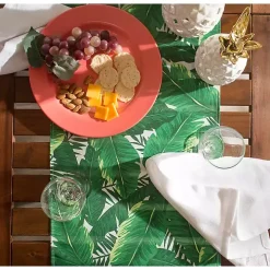 Banana Leaf Outdoor Table Runner, 108 in.