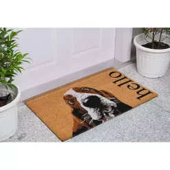 Basset Hound Hello Doormat