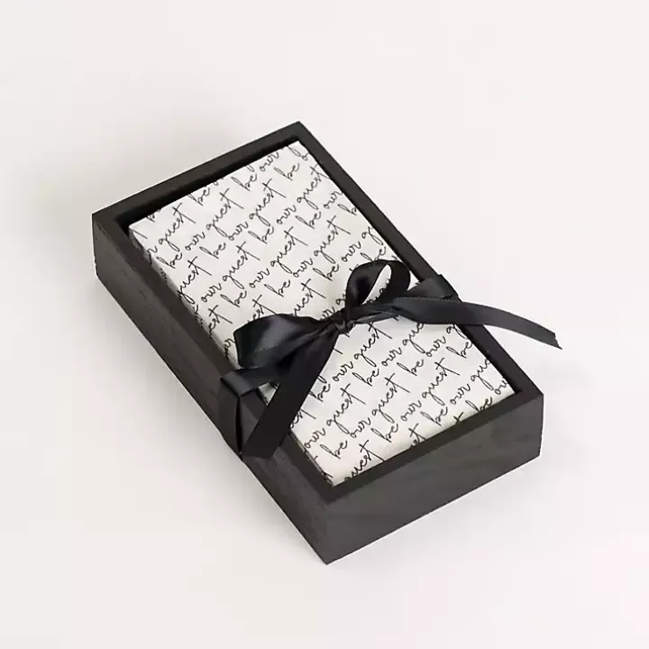 Be Our Guest Napkin and Napkin Holder Set