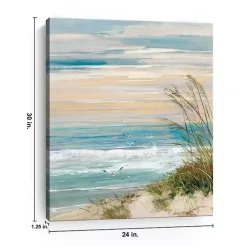 Beach at Dusk Canvas Art Print, 24x30 in.