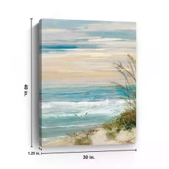 Beach at Dusk Canvas Art Print, 30x40 in.