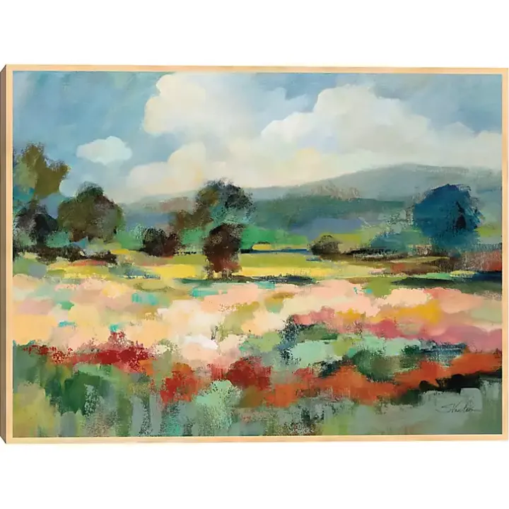 Before the Summer Rain Framed Canvas Art Print