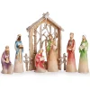 Birch Backdrop 7-pc. Nativity Scene Figurines