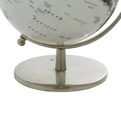 Black and White Aluminum Globe