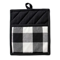 Black Buffalo Check 3-pc. Potholder & Towel Set