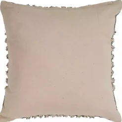 Black Check Textured Pillow