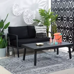 Black Holland Outdoor Coffee Table