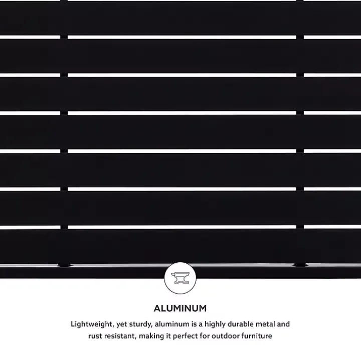 Black Holland Outdoor Coffee Table