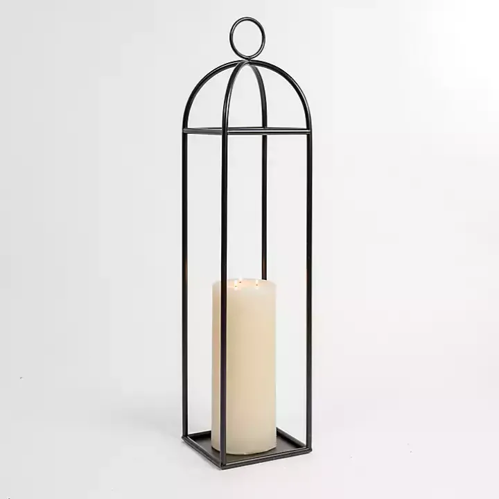 Black Iron Carlisle Lantern, 38 in.