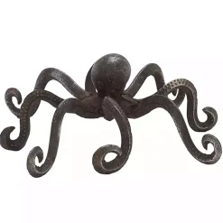 Black Iron Octopus Statue