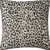 Black Leopard Jacquard Pillow