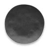 Black Melamine Santal Salad Plates, Set of 6