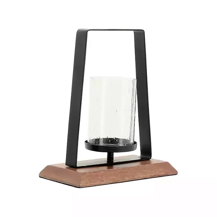 Black Metal and Wood Hurricane