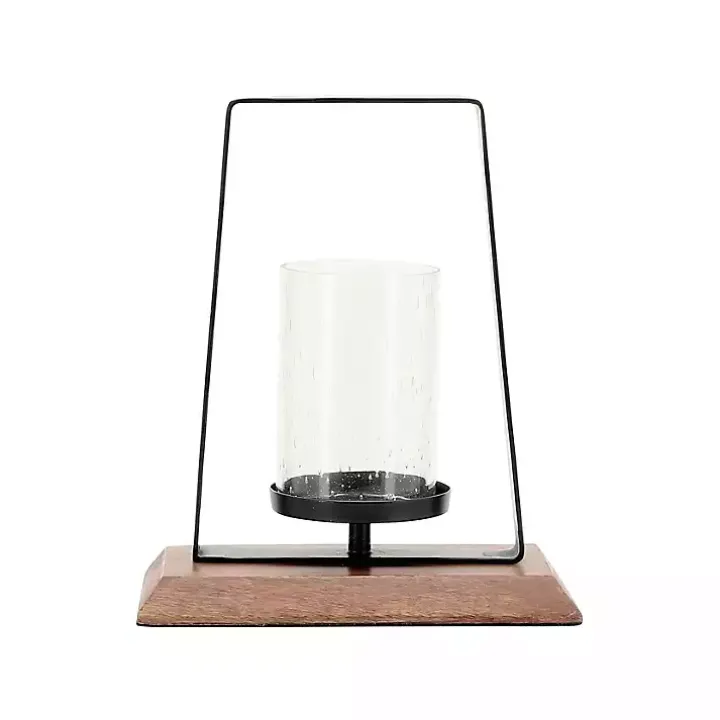 Black Metal and Wood Hurricane