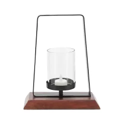 Black Metal and Wood Hurricane