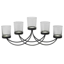 Black Metal Votive Candelabra