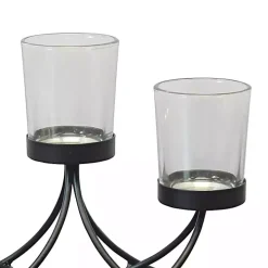 Black Metal Votive Candelabra