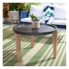 Black Sera Outdoor Side Table