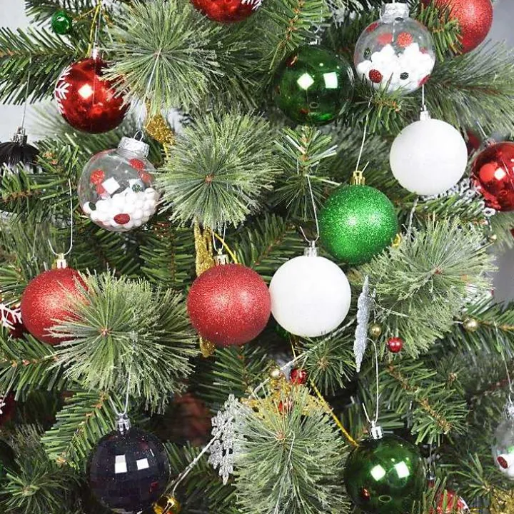 Black Shiny Matte Frosted 40-pc. Ornament Set