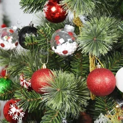 Black Shiny Matte Frosted 40-pc. Ornament Set