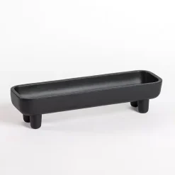 Black Trough with Legs, 21.5 in.