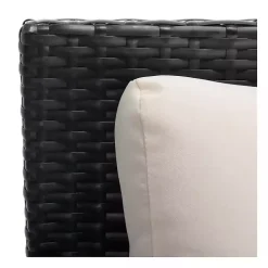 Black Wicker Outdoor Daybed