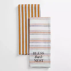 Bless Our Nest Striped Kitchen Towels, Set of 2