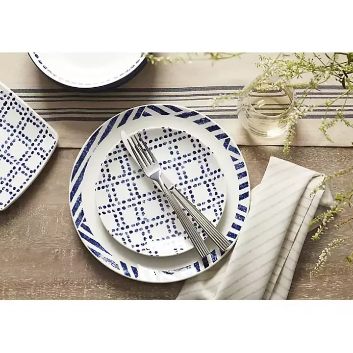 Blue & White Harbour 12-pc. Dinnerware Set