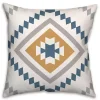 Blue & Yellow Southwest Indoor/Outdoor Pillow