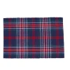 Blue and Red Douglas Plaid Placemats, Set of 6