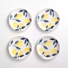 Blue and Yellow Lemons Salad Plate