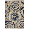Blue Bliss Bay Outdoor Area Rug, 6x9