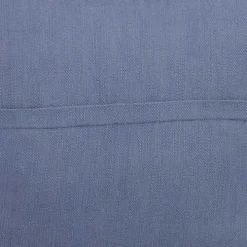 Blue Buttoned Throw Pillow