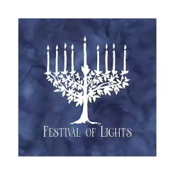 Blue Festival of Lights Canvas Art Print