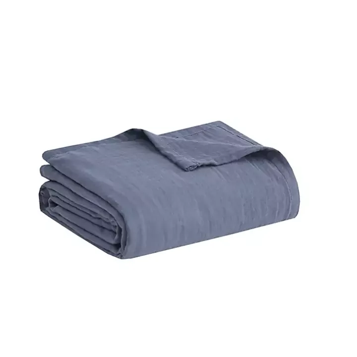 Blue Lightweight King Blanket