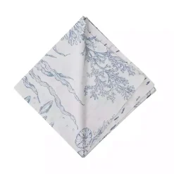 Blue Makara Reef Napkins, Set of 6