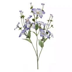 Blue Morning Glory Flower Sprays, Set of 6