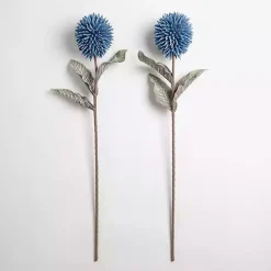 Blue Ombre Thistle Flower Stem